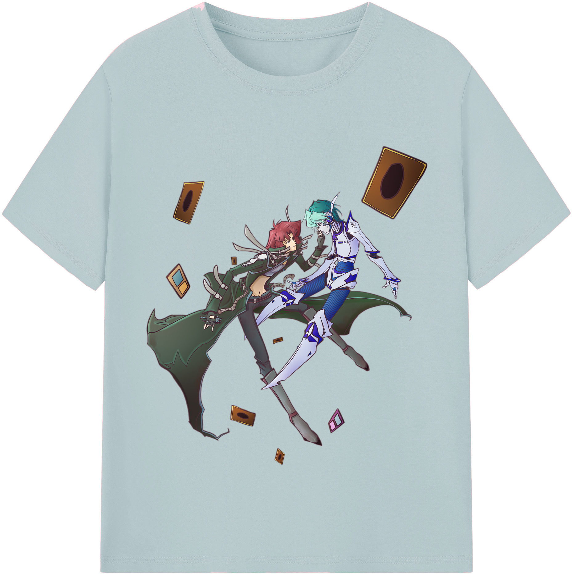 （画像用） 遊☆戯☆王 Yu-Gi-Oh! 綿100％半袖Tシャツ（フロントプリント）